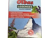 Olbas Black Currant Menthol Lozenges, Fights Cough/Soothes Throat, 24 lo... - $14.99