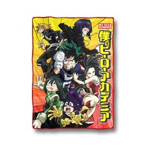 Officially Licensed My Hero Academia Fleece Modern Blanket by Just Fun 45&quot; x 60&quot; - £25.83 GBP