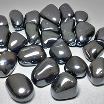 Tumbled Magnetic Hematite * Shiny Large Size Iron Ore Mineral * 5-8 Pcs / Lb. - £1.76 GBP+