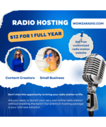 Explore affordable radio station hosting for content creators &amp; small bu... - $221.14 MXN