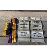 2 Antique 1924 -1925 University of Iowa Hawkeyes Track and Field Ribbon ... - £31.12 GBP