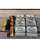 2 Antique 1924 -1925 University of Iowa Hawkeyes Track and Field Ribbon ... - £30.45 GBP