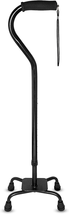 RMS Quad Cane - Adjustable Walking Cane with a Large Four-Pronged Base for Extra - £44.78 GBP