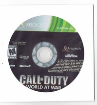 Call Of Duty World At War Platinum Hits Xbox 360 video Game Disc Only - $14.64