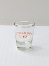 Vintage Syracuse University Shotglass Orange New York Shot Glass Free Shipping - £13.13 GBP
