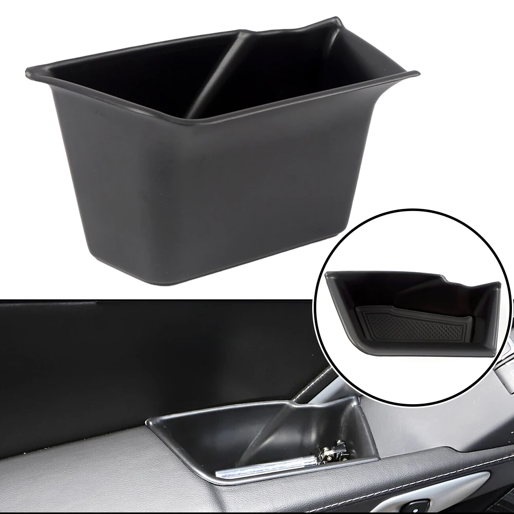 Car Inner Door Armrest Storage Box Plastic For Chevrolet For Corvette C7 2014- - £25.37 GBP