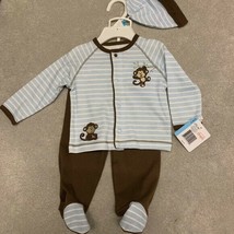 Little Me Infant Take Me Home Monkey Outfit 6 mos - £13.67 GBP