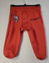 Pilots pee wee football Pants Youth Medium Red  Pull On Elastic Waist - $9.39