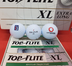 Dozen Top Flite XL Regular Trajectory Golf Balls, PGA Tour, Lucent, NEW 1994 - £17.34 GBP