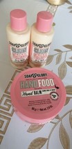 2 Pk Soap &amp; Glory Clean on Me Hydrating Body Wash &amp;Hand Food Intensive Hand Balm - £14.70 GBP