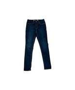Seven7 Tummyless Skinny Jeans Size 8 Deep Blue Denim jeans - $12.99