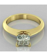 1.5 Ct Simulated Diamond Wedding Engagement Ring 14K Yellow Gold Plated ... - £92.06 GBP