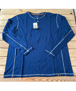 legendary whitetails NWT Men’s maverick slub Henley Shirt Size 2XL blue R4 - £18.23 GBP