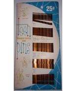 Vintage Teen Rubber-Tipped Bob Pins  - $10.96 CAD