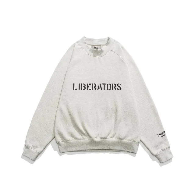  retro round neck sweater in autumn winter three-dimensional letter printing loo - $472.16