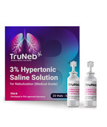 3% Hypertonic Nebulizer Saline - 25x5ml, Medical Grade, Respiratory Relief - $39.97