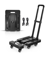 SPACEKEEPER Folding Hand Truck, 500 LB Heavy Duty Luggage Cart, Utility ... - $47.77 CAD