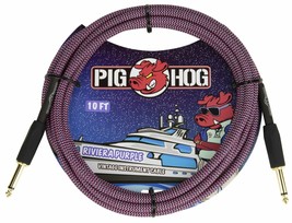 Pig Hog Instrument Cable &quot;Riviera Purple&quot; 1/4&#39; To 1/4&#39; 10 Ft., - $36.99