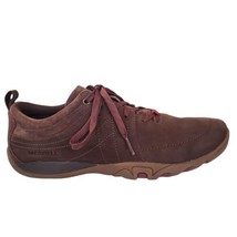 Merrell Mimosa Lena Women&#39;s Size 9 Shoes Brown Leather Hiking Sneakers - £24.20 GBP