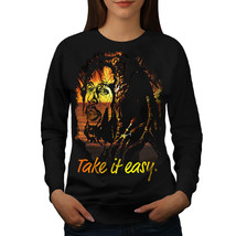 Take it Easy Marley Rasta Jumper Bob Marley Women Sweatshirt - £14.83 GBP