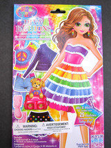 Lisa Frank Tatey Bug Diva Fashion Dress-up Sticker Doll Set Mix Fashions New! - £6.30 GBP