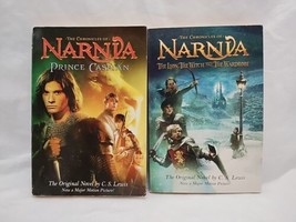 Lot Of (2) Narnia Of Chronicles Books 2,4 The Lion The Witch And The Wardrobe - £19.45 GBP