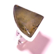 Labradorite Gemstone Handmade Valentine&#39;s Day Gift Ring Jewelry 7.50&quot; SA 3295 - £4.73 GBP