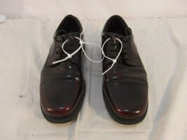 ADULT MEN'S 10.5 ROCKPORT MAROON LEATHER LACE UP DRESS WORK CASUAL SHOES... - $56.12