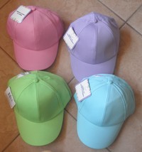 baseball cap adjustable velcro assorted colors nwt - $8.94