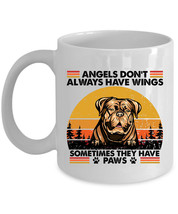 Dogue De Bordeauzx  Dogs Lover Coffee Mug Angel Sometimes Have Paw Dog Mugs Gift - £13.41 GBP+