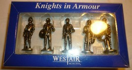 Westair United Kingdom Knights In Armour Pewter Figurines Soldiers Set Nmb - £18.85 GBP