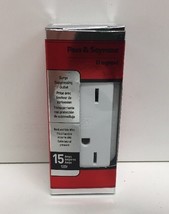 Legrand-Pass &amp; Seymour Outlet 15 Amps 125V 5252-WSPCC6 White - £12.40 GBP