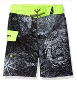 ZeroXposur Boys M 10-12 Swim Trunks Surf Board Shorts UPF 50 Black Micro... - £16.35 GBP