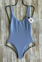 Vitamin A Swim X Fred Segal Sky Blue Biorib Louise Bodysuit One Piece (10/L) - £79.93 GBP