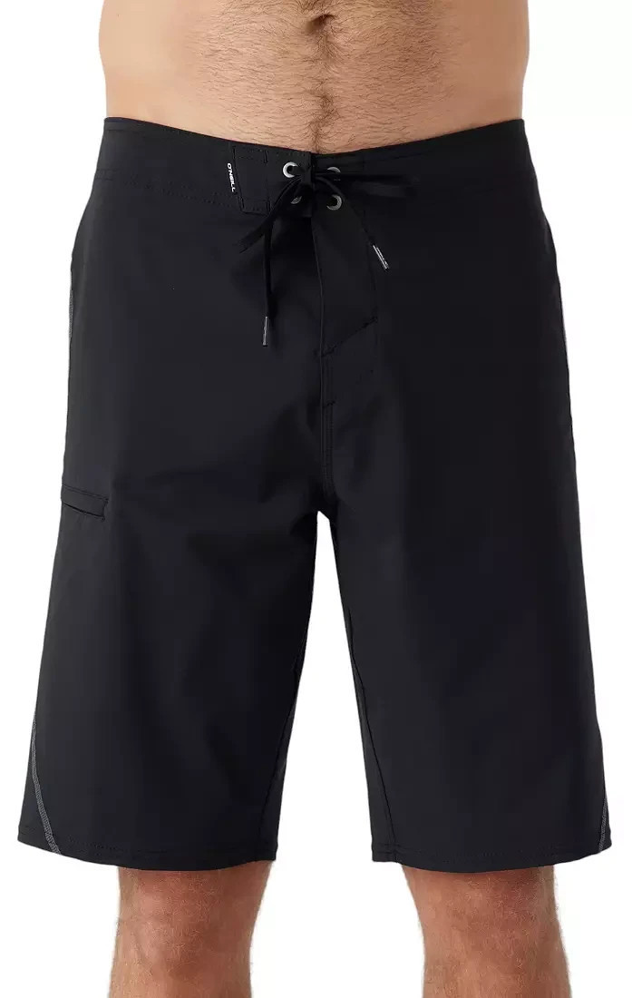 O&#39;Neill Men&#39;s Hyperfreak Heat S-Seam Solid Shorts Black Size 32 Surfing ... - $29.99