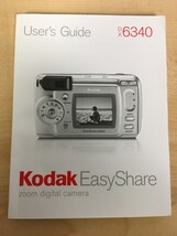 Kodak DX6340 Digital Camera Manual/User&#39;s Guide - $7.88