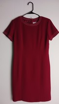 Worthington Petite Maroon Body Con Dress Women&#39;s Size 6P - $333.45 MXN