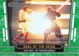 2017 Topps Star Wars 40th Anniversary GREEN #44 Duel Of The Fates  - £0.78 GBP