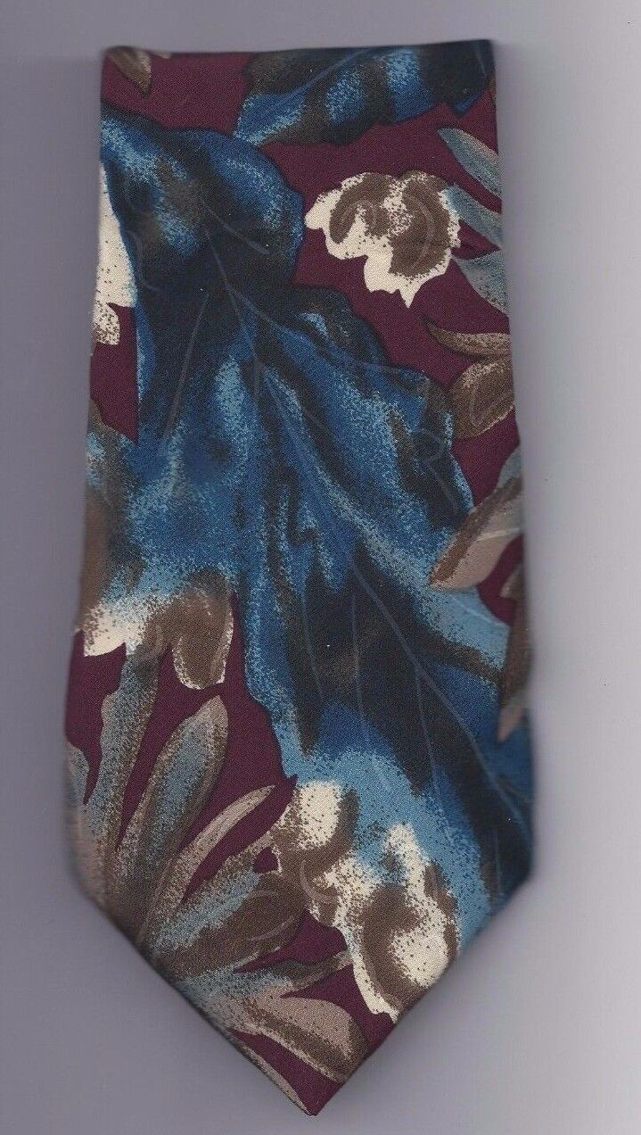 Primary image for Executive Of Boston 100% silk Tie 58" long 3 1/2" wide