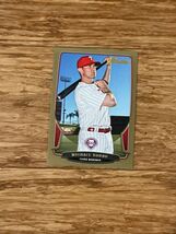 2013 Bowman - Michael Young #31 Gold Border - $0.10