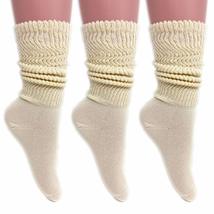 AWS/American Made Cotton Lightweight Slouch Socks for Women Extra Thin Socks Siz - £8.48 GBP