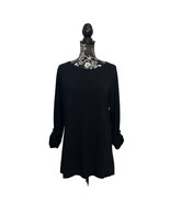 Coolibar Long Sleeve Shirt Top Sun UV Protection Black Roll Up Sleeves - Size XL - £29.05 GBP