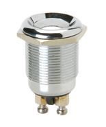 Momentary N.O. Metal Recessed Push Button Switch - $12.73