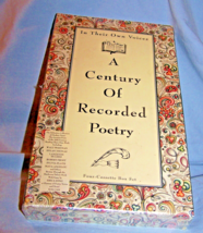 Factory Sealed In Their Own Voices-Century of Recorded Poetry-4 Cassette - £18.23 GBP