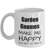 Garden Gnomes Lover Gift, Funny Gnome Fan Mug, Hobby Birthday Gift Idea, Christm - £13.28 GBP+