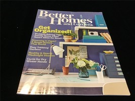 Better Homes and Gardens Magazine January 2012 Get Organized! - £7.97 GBP