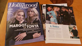 Hollywood Reporter Margot Robbie; Tonya &amp; article; Golden Globes January... - £12.53 GBP