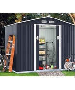 Outdoor Steel Storage Room, Garden Iron Sheet Utility Room - A - $1,720.01 CAD