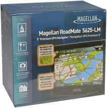Magellan Roadmate 5625-LM LARGE 5&quot; GPS Navigation Set 3D Landmarks Traff... - $118.75