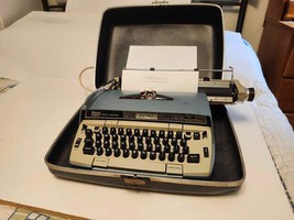 VINTAGE SMITH CORONA ELECTRA 120 ELECTRIC TYPEWRITER W CASE 1960&#39;s Working! - £46.58 GBP